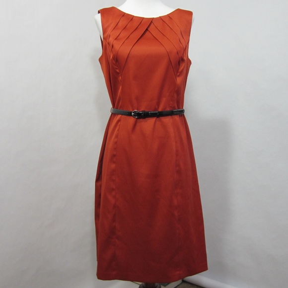 Dress Barn Dresses Burnt Orange Sheath Career Dress F1 Poshmark
